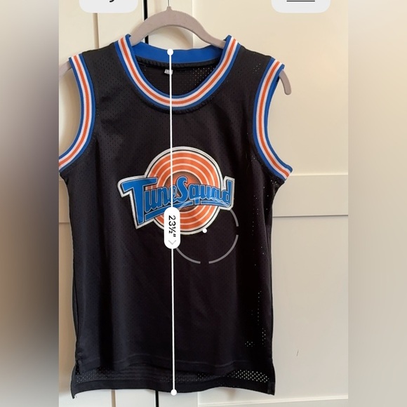 Michael Jordan Space Jam Looney Tune Squad Basketball Jersey "Bugs 1" Size Small - Picture 4 of 4